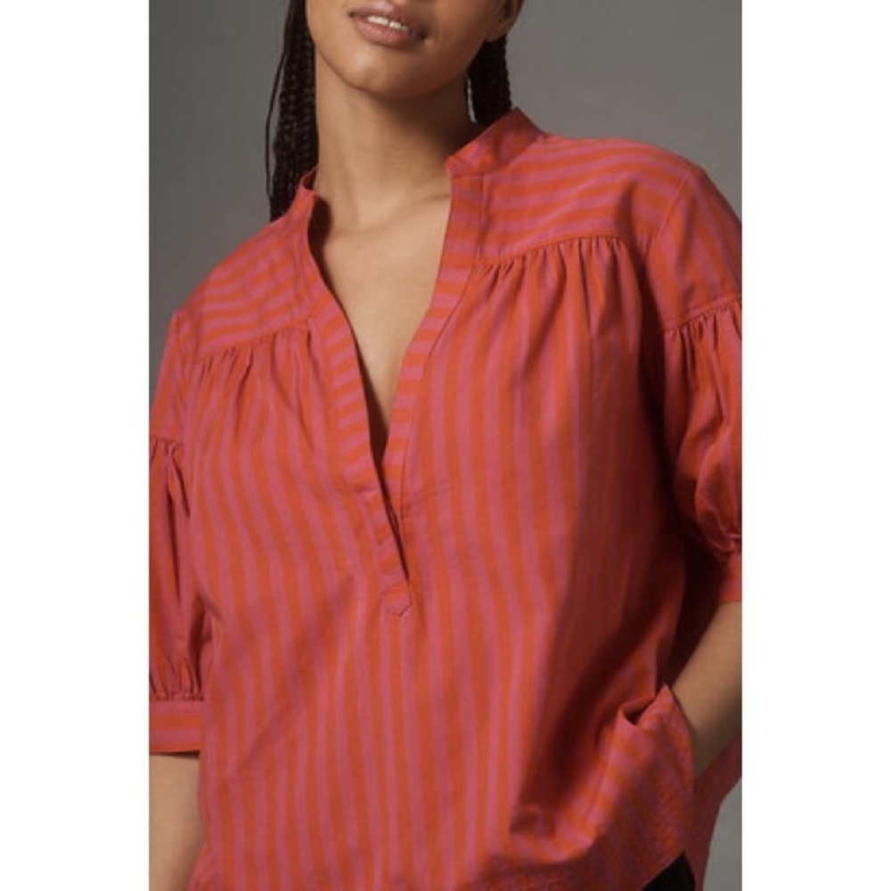 PILCRO Stripe Swing Top - Picture 2 of 3